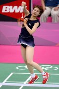 日本女羽身穿齐臀短裙参加奥运 潮田玲子频露底裤(高清组图)
